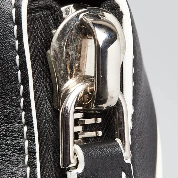 Givenchy Black Calfskin Leather Contrast Stitch Medium Antigona Bag - Picture 8 of 12